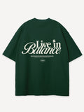 Live in Balance Graphic T-Shirt - Forest Green